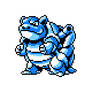 Blastoise sprite (Red and Green versions)