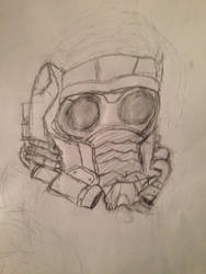 Starlords mask sketch