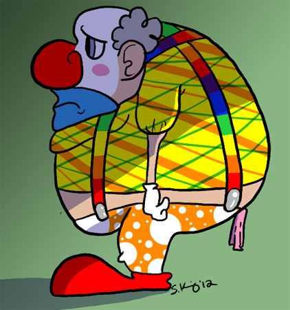 Sad Fat Clown