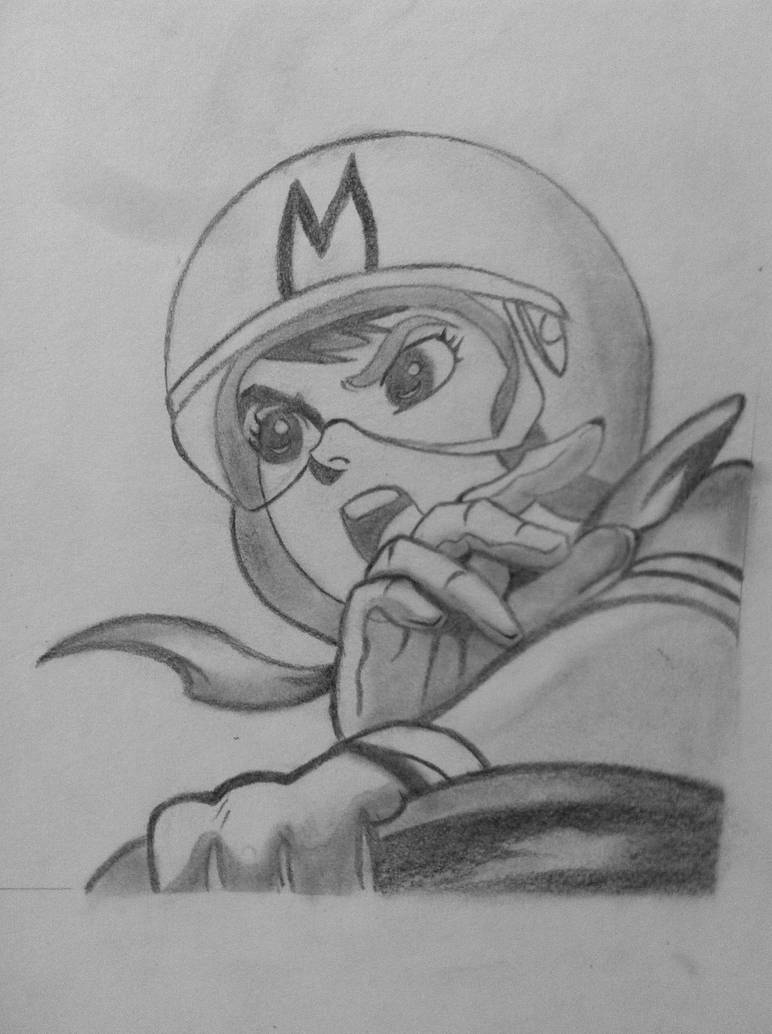 Speed Racer Drawing By Yanner12 On Deviantart