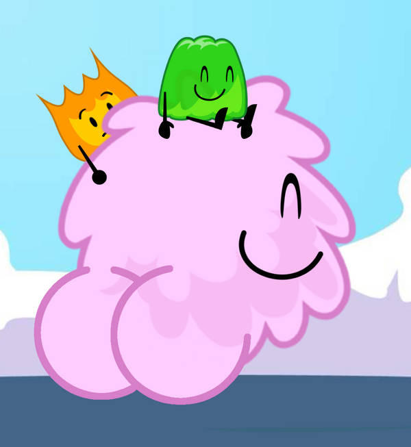 Bfdi Fling Machine Puffballs Butt is flying (BFDI) by 10catboy100 on DeviantArt