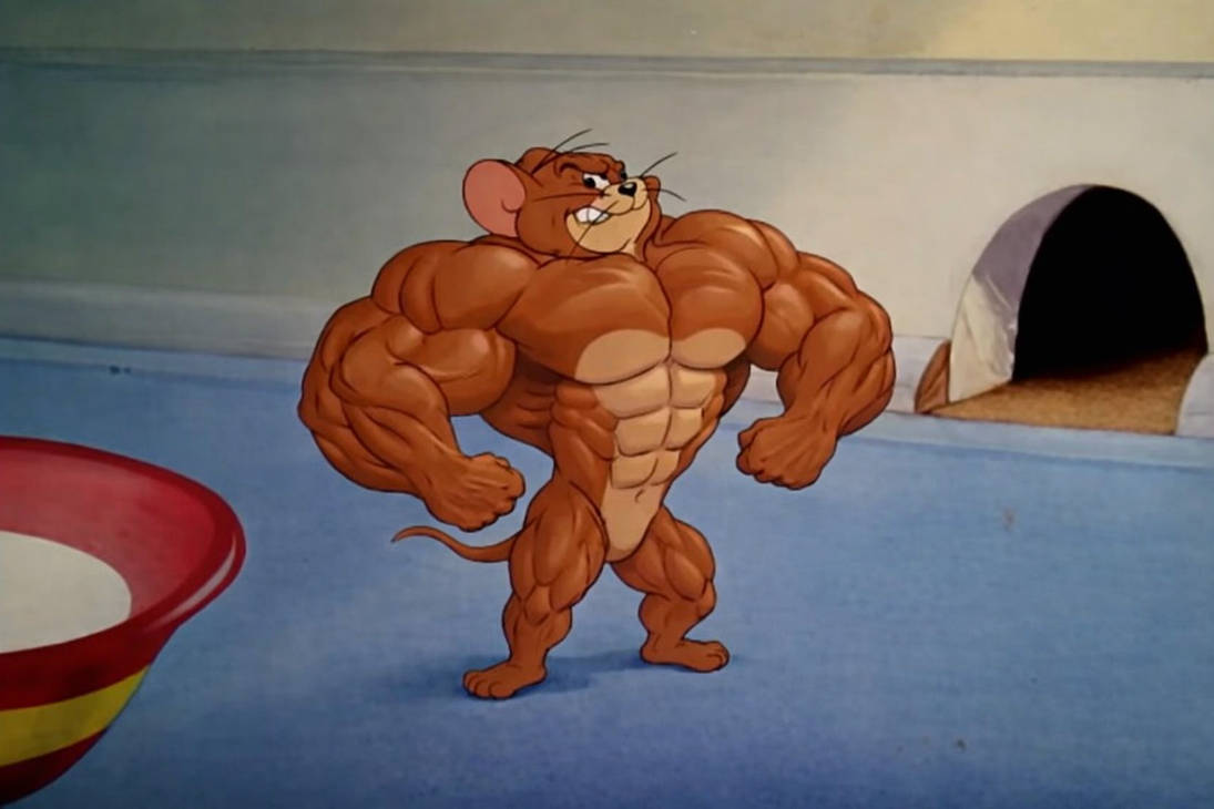 Jerry Bodybuilder Muscle Jerry by Bond838 on DeviantArt