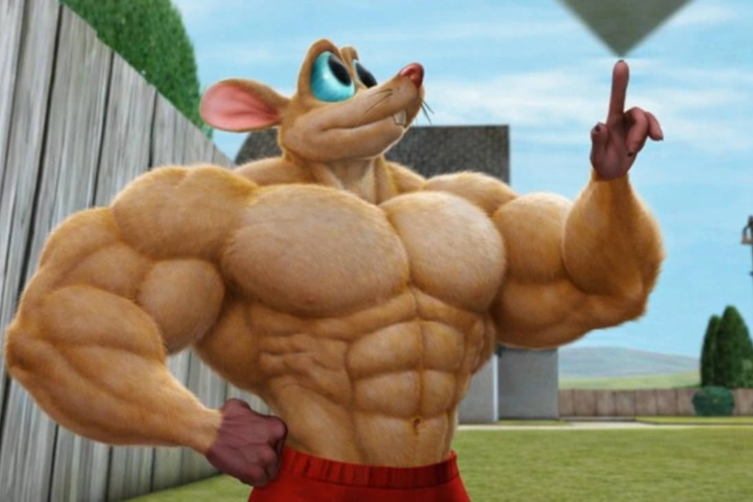 Bodybuilder Mouse Muscle Mouse by Bond838 on DeviantArt