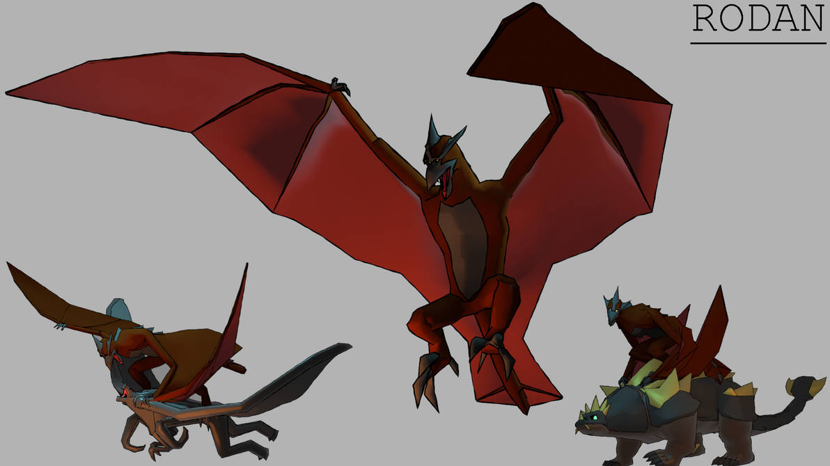 All Monsters Attack - Rodan by Grumbletron on DeviantArt