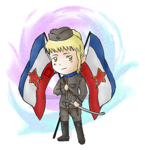 Yugo-chan with WWII Uniform