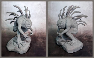 Warcraft Murloc sculputure