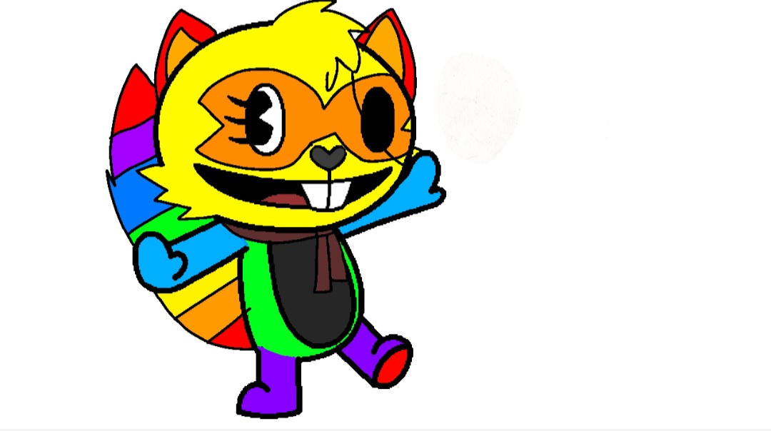 New htf oc Ranbowly the Raccoon by Reddma91 on DeviantArt