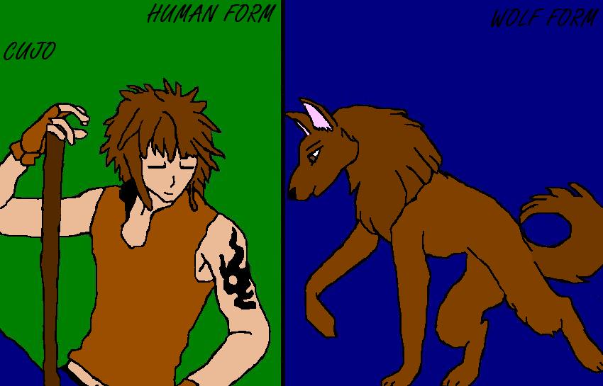 Cujo, Human and Wolf Form