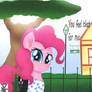 Pinkie pie standing in the park