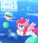 pinkie pie G5 SPACE MARES MOVIE (1990) by TheRETROart88