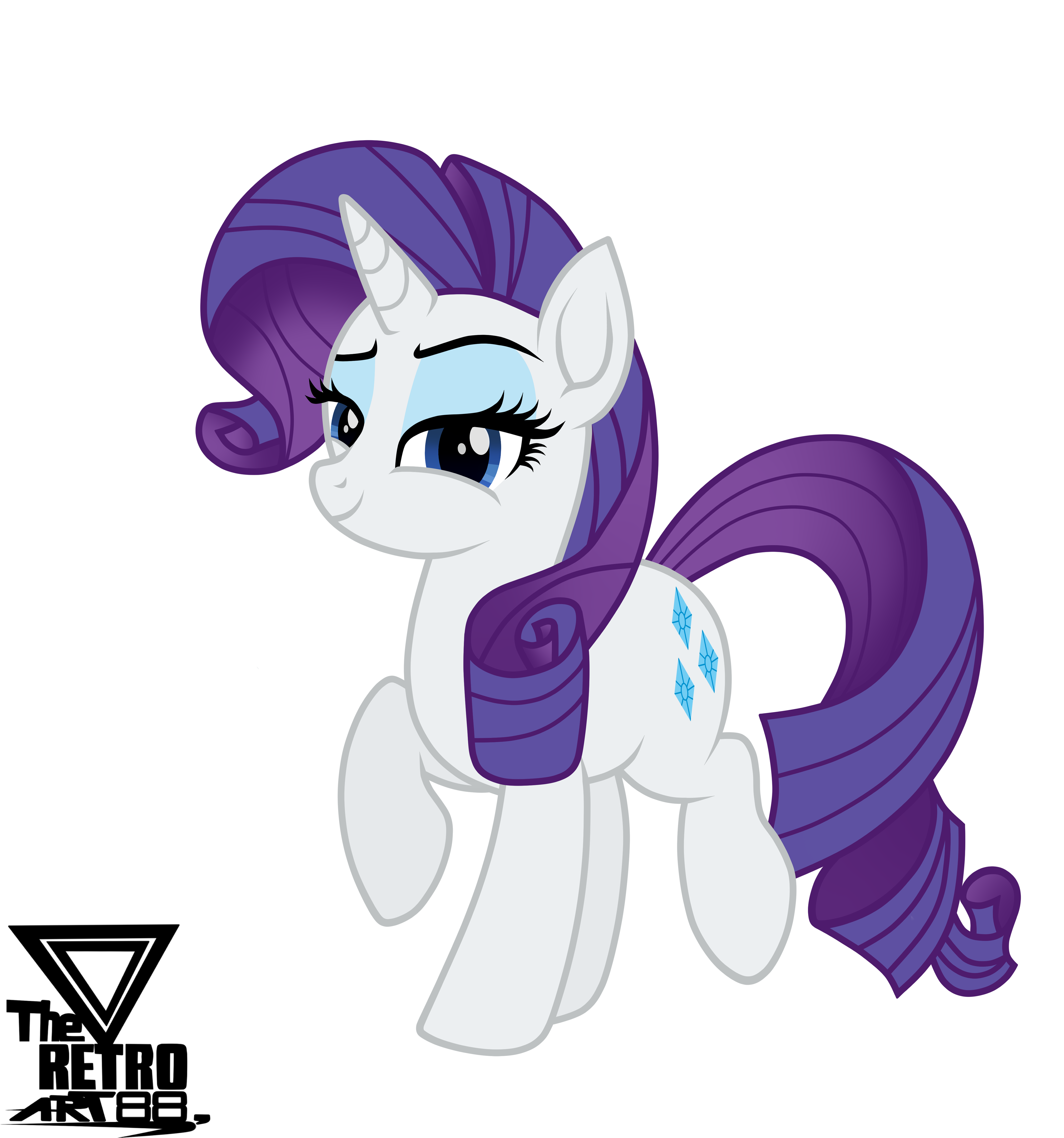 Rarity Fabulous Vector (Original G4 version) by TheRETROart88 on DeviantArt