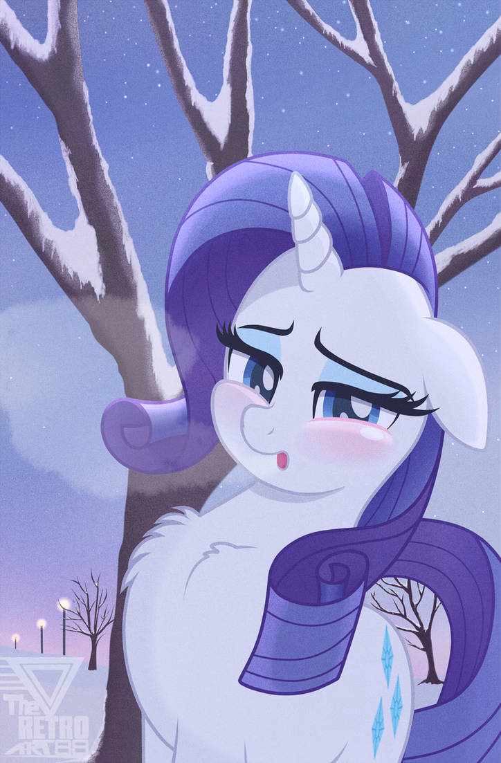 Cold Rarity Rarity (winter special) by TheRETROart88 on DeviantArt