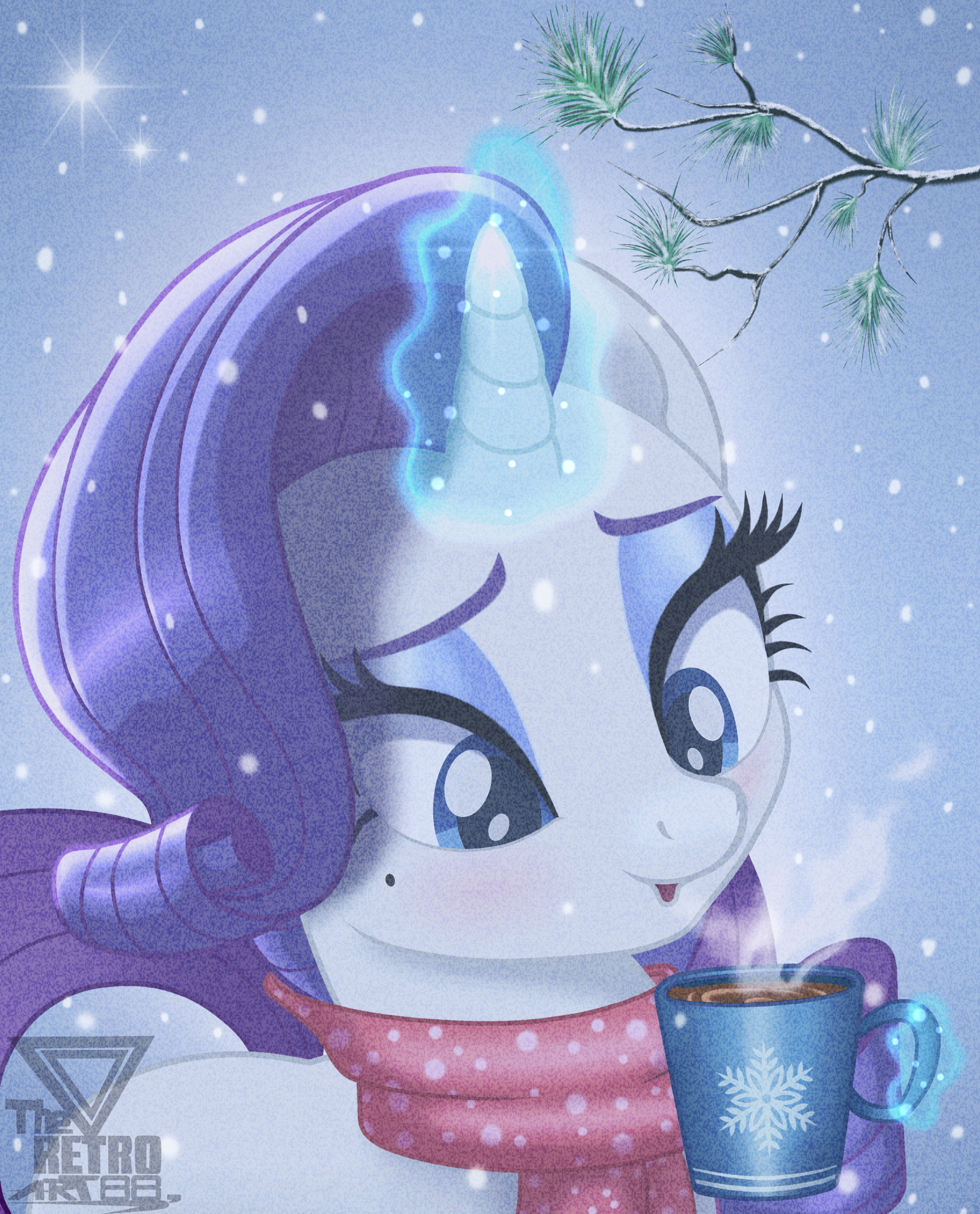 Snow Rarity Deviantart Rarity: Christmas morning (Christmas special) by TheRETROart88 on ...