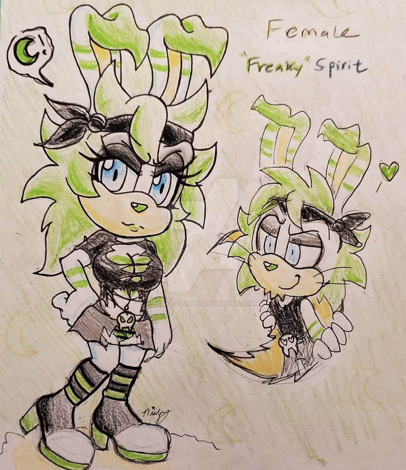 Frecked Rabbit Freaky the Rabbit as a girl by Bstar-Cuddles on DeviantArt