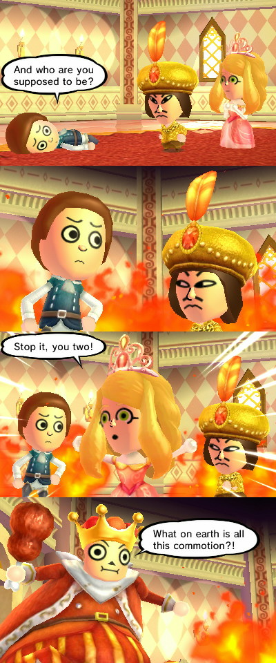 Miitopia: Two Princes, One Princess and a King by Azure-Mage88 on ...