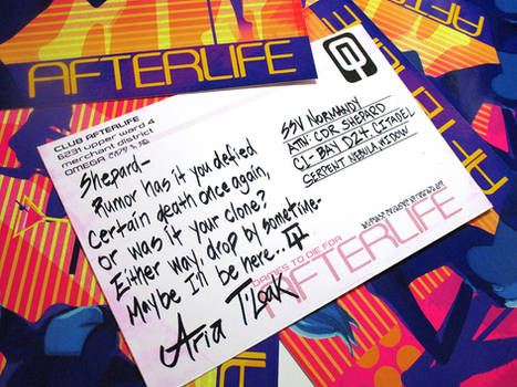 Club Afterlife Postcard from Aria