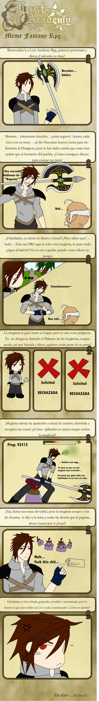 RPG Meme - El desafortunado Berseker