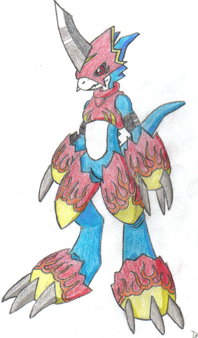 flamedramon by artistic-angel-992 on DeviantArt