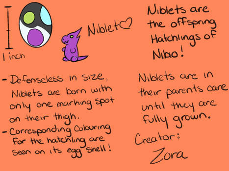 Niblets! Hatchlings of the Nibio Species!