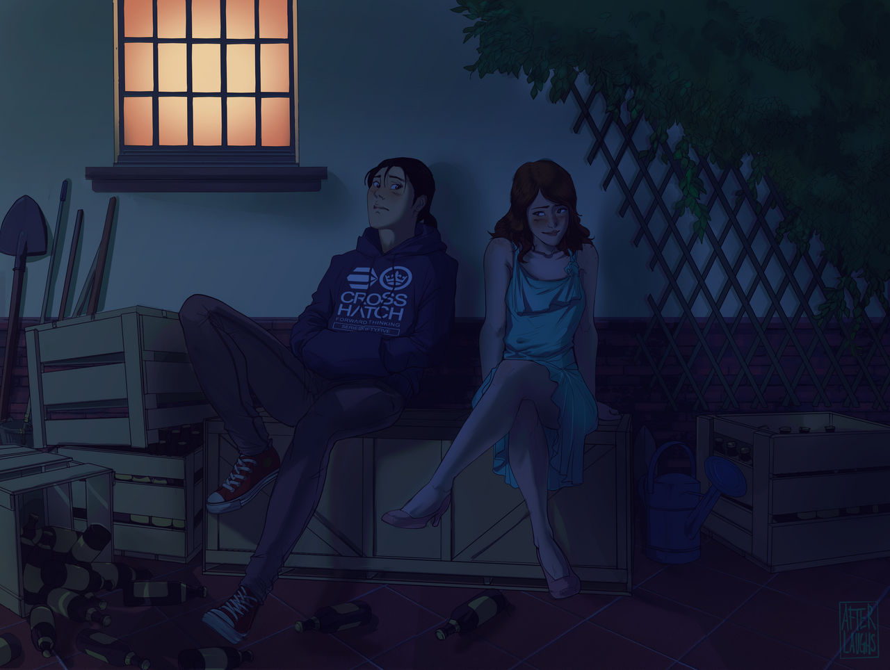 Commission : Want to Stargaze with Me? by Afterlaughs