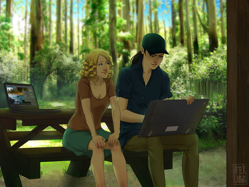 Commission: Painting by Afterlaughs