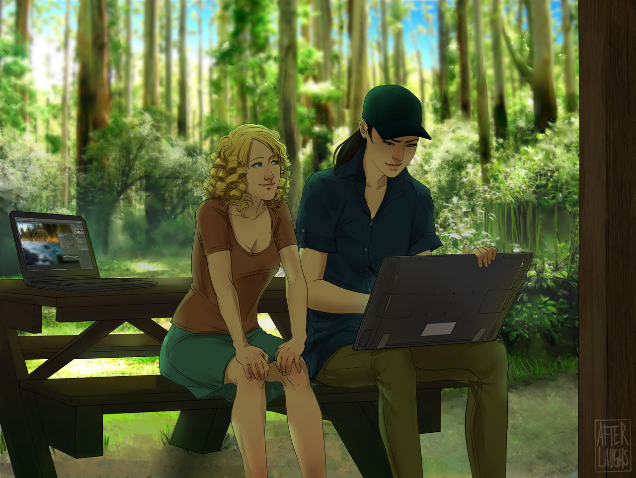 Commission: Painting by Afterlaughs