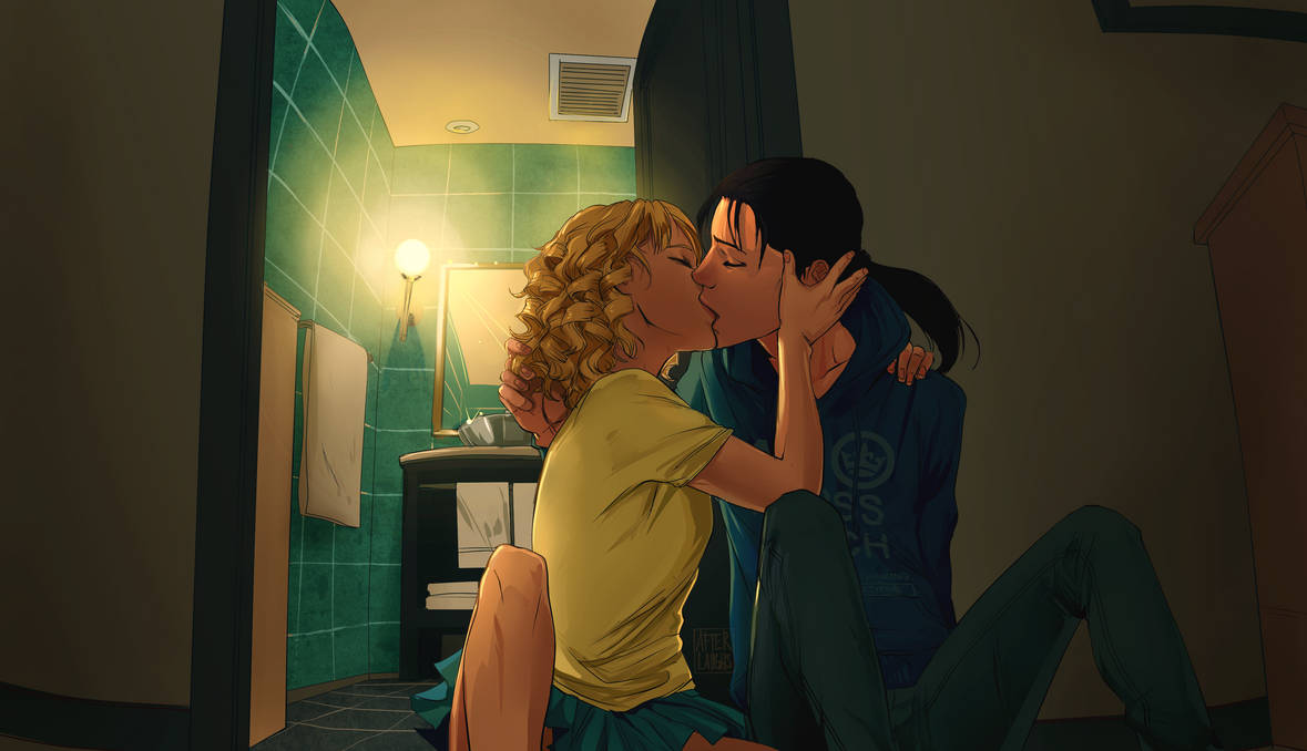 Commission - Kiss by Afterlaughs