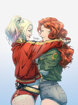 Poison Ivy x Harley Quinn