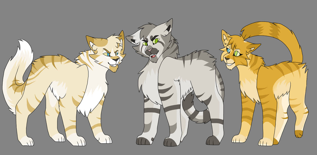 Ivypool x Berrynose kits comm by Selene984 on DeviantArt