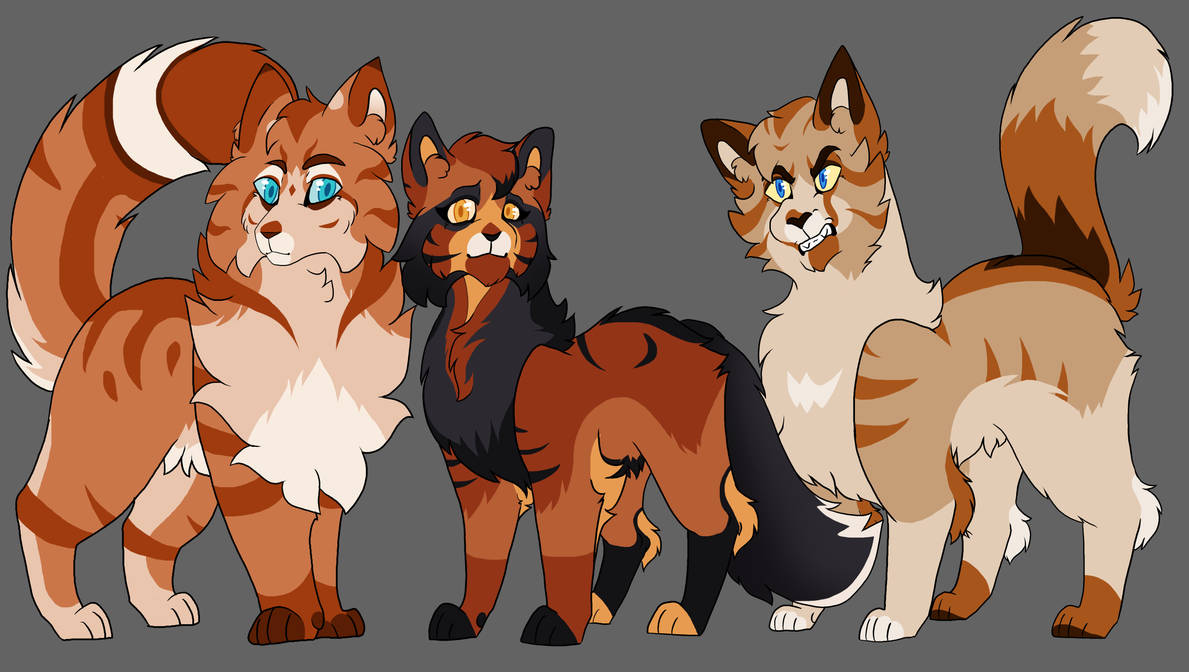 Longtail x Mapleshade kits comm by Selene984 on DeviantArt