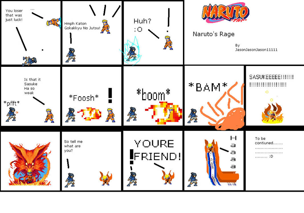 Naruto Raging Rabbids Naruto Manga 2 Narutos Rage by JasonJasonJason11111 on DeviantArt