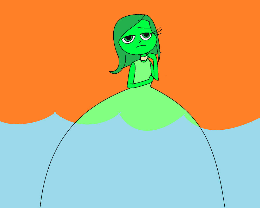 Disgust Inflation Deviantart Inside Out - Inflated Disgust by KBinitialDream8250 on DeviantArt