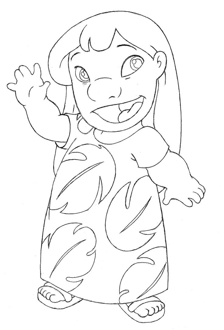 Lilo - pencil sketch by kilowatts62 on DeviantArt