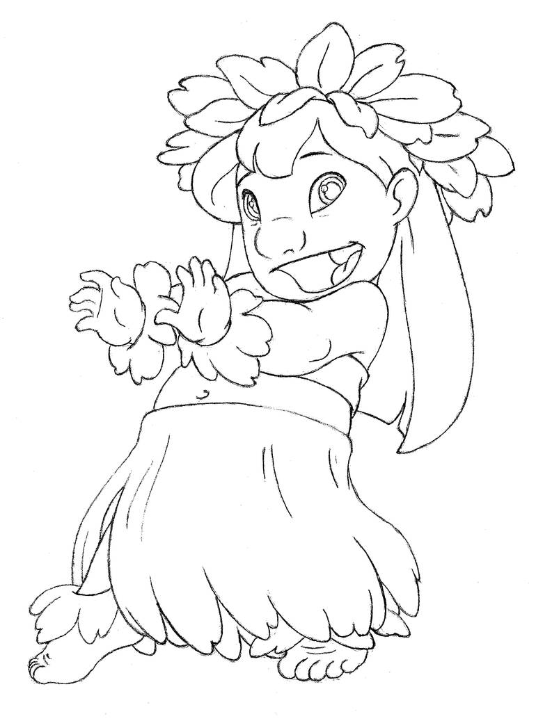 Lilo Hula by kilowatts62 on DeviantArt