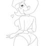 Elastigirl ala Sockpoppetdraws
