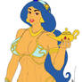 Princess Jasmine Slave Leia outfit flats