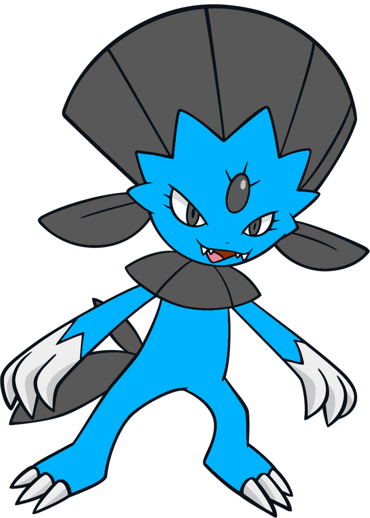 New Shiny Weavile by BlueSableyeBryan on DeviantArt