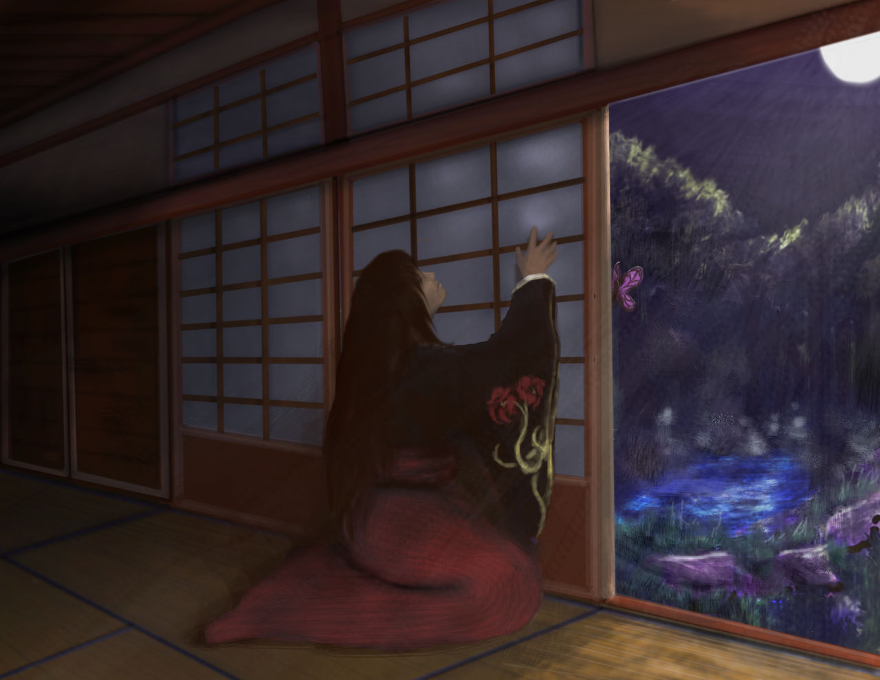 Lady Rokujo Lady Rokujo's Sorrow by Sephiex on DeviantArt