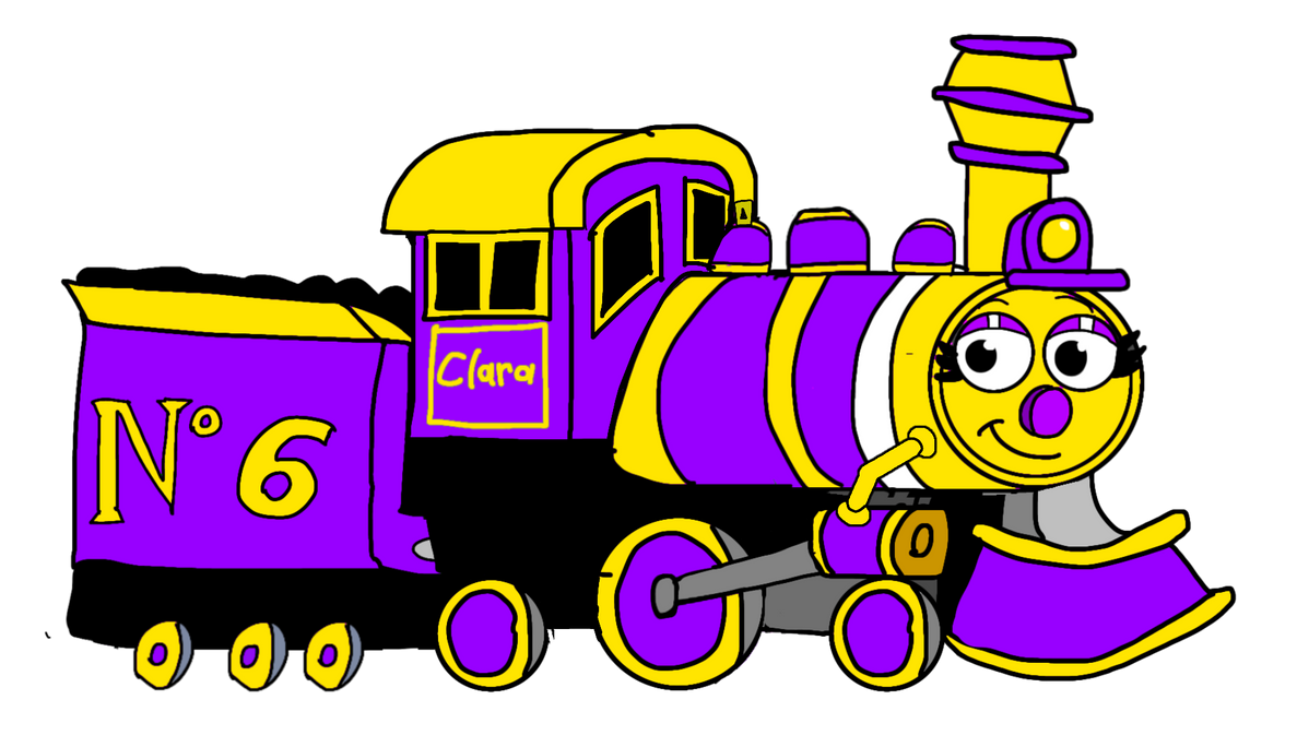 Purple Color Train Clara The Purple Steam Train by anthonypolc1 on DeviantArt