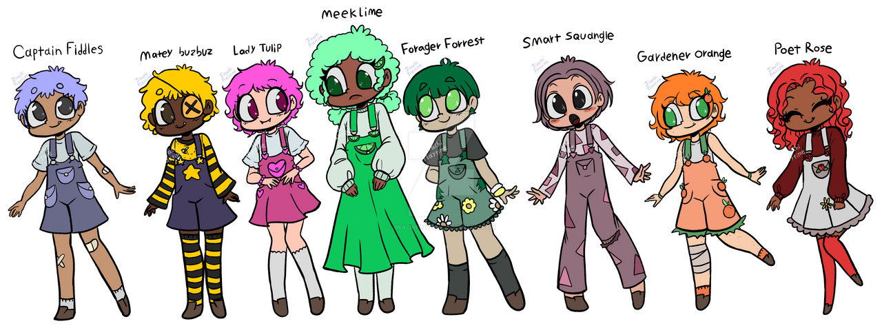 GOBB AU Captain Fiddles and his crew by JirachiPlaytime on DeviantArt