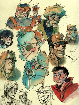 Venture Bros Doodle Dump