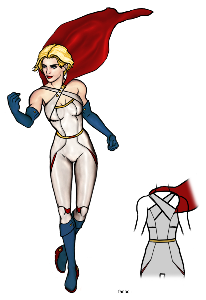 Power Girl - DC New 52 Remake Character Design