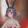 bunny girl by bloodonspiral