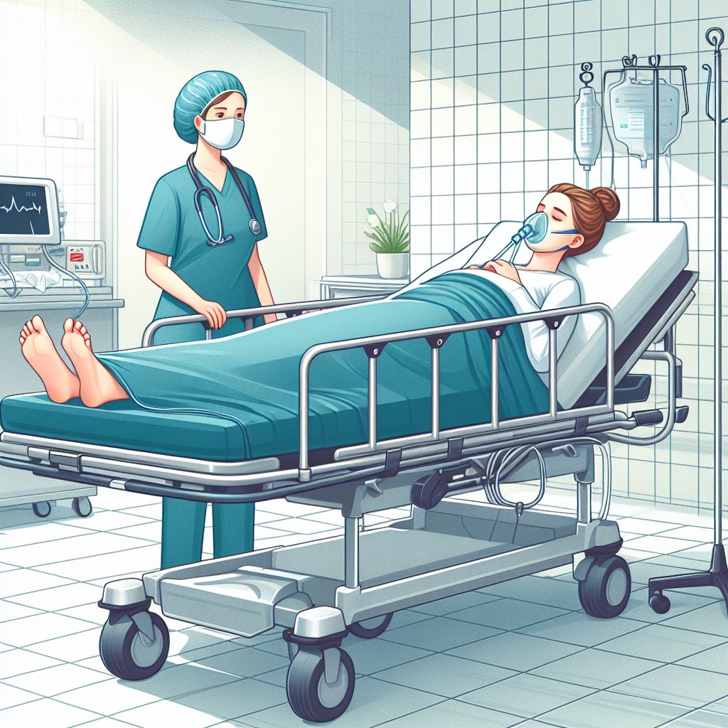 Still on oxygen in the Recovery Room (AI) by TuFatTu on DeviantArt