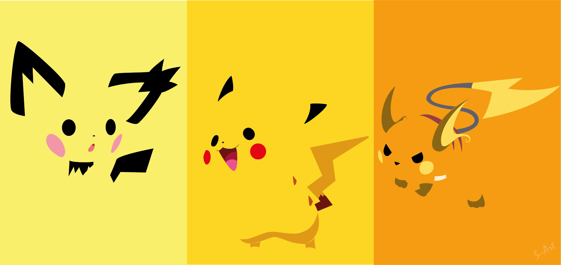 Pikachu Evolution (Shiny) by Bhrunno on DeviantArt