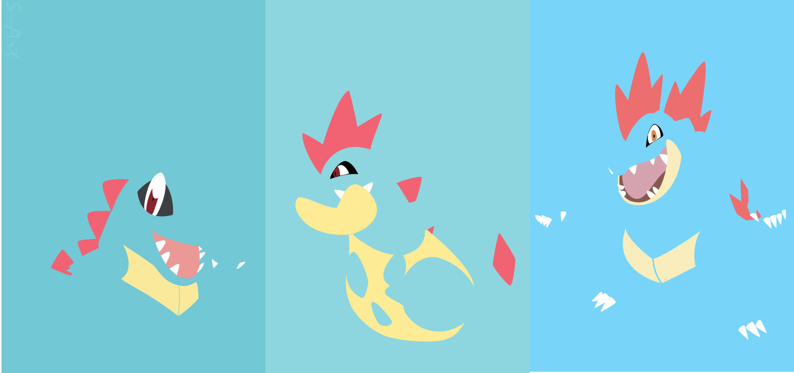 Totodile Evolution Line By S Art On Deviantart Totodile Evolution Line By S Art On Deviantart