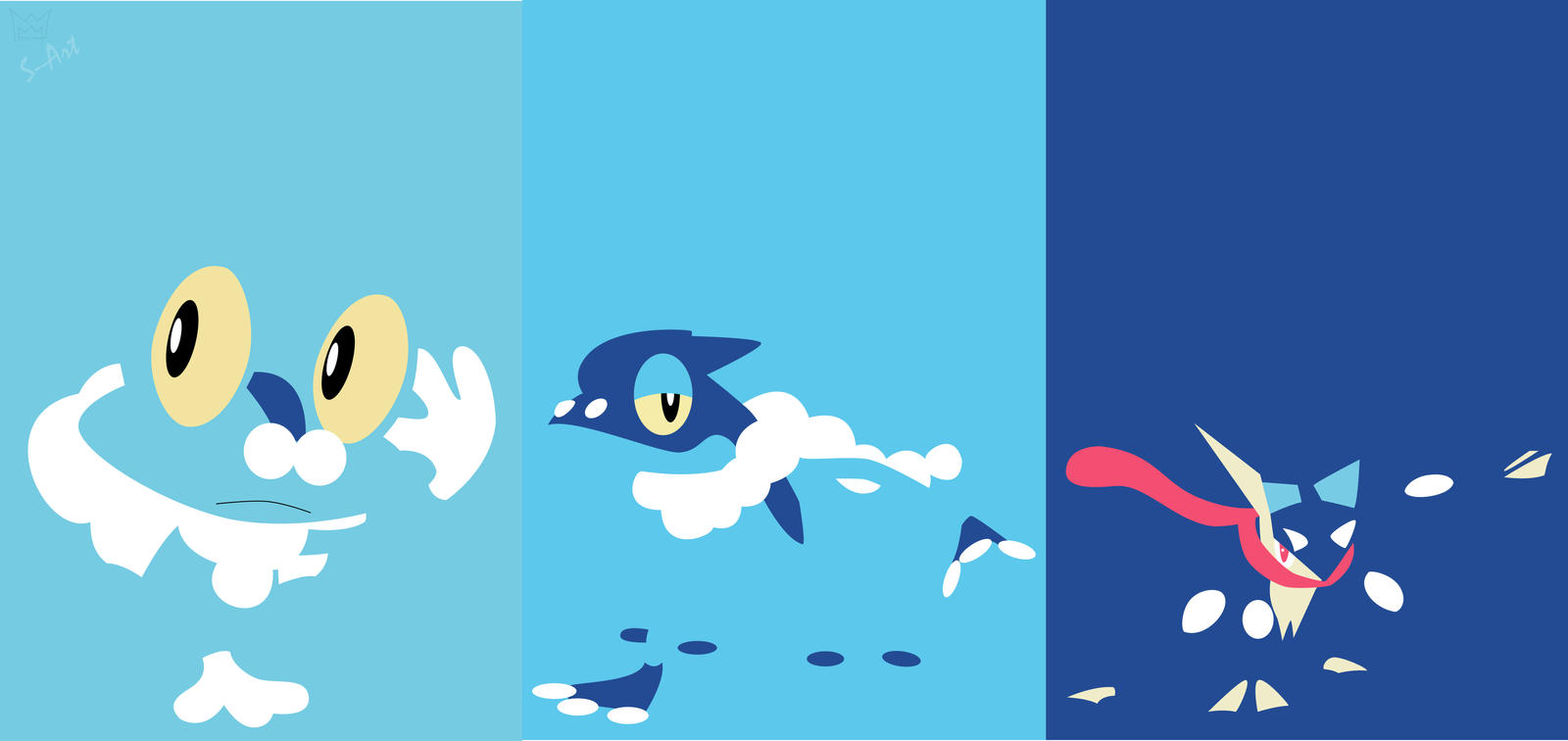 Froakie evolutionline