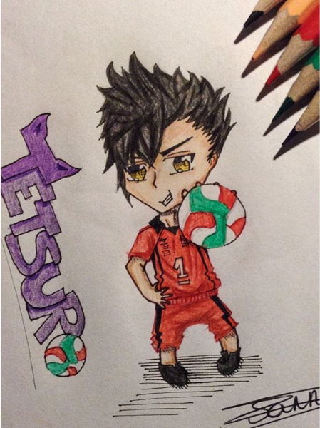 Tetsuro Kuroo chibi!