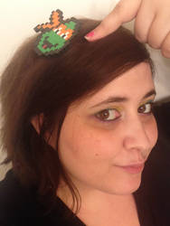 Ninja Turtle Perlerbead headband