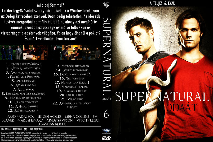embudo préstamo Galaxia Supernatural Season 6 DVD Cover (hun) by Christo1991 on DeviantArt